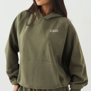 Sudadera con Capucha y Bolsillos Tipo Canguro para Mujer, Diseño de Pullover, Cómoda y Transpirable para Invierno, Diseño de Fábrica 2026 - Product Image 1