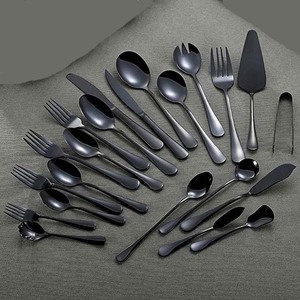 Vente en gros de couverts en métal doré poli à miroir couverts d'hôtel de luxe couverts en métal de luxe en acier inoxydable pour mariage en vrac - Product Image 6