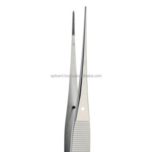 Pinces à tissus délicats pour manipulation chirurgicale et instruments médicaux sécurisés, à dents fines 1x2 et broche stabilisatrice pour une précision accrue - Product Image 5