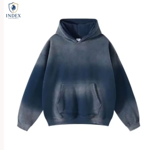 Sudadera con Capucha Oversize Unisex INDEX APPAREL, Color Sólido, Tejido de Algodón, Estilo Casual para Otoño, Diseño con Bolsillos, Manga Regular - Product Image 1