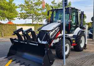 Nuevo Hidromek HMK102B Alpha Skid Steer Loader 10 toneladas Carga nominal Retroexcavadora Accesorio de cubo Huade Incluyendo rodamiento - Product Image 4
