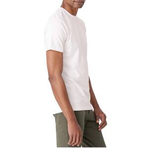 T-shirts en coton blanc pour hommes, coupe classique, col rond, manches courtes - Product Image 3