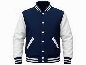 Veste universitaire de lycée pour garçons et filles, logo personnalisé, vente en gros en vrac, hiver extérieur, mélange de laine 380 GSM, OEM Pakistan - Product Image 3