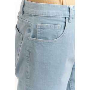 Shorts Cortos Azul Claro de Cintura Media Talla XXS MN-SHT-SS23-001 C, Cómodos Shorts de Algodón y Poliéster Tejido con Cordón Ajustable y Logotipo Sólido Personalizado - Product Image 1