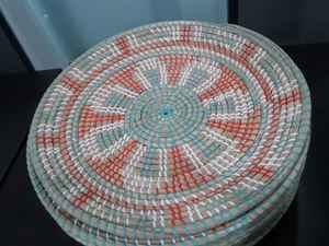 Durable Seagrass <b>Coaster</b> Handmade Natural Drink Mat For Your Family - Product Image 4