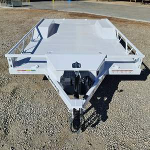 El mejor suministro para remolque de coche utilitario de 3000kg Remolque de excavadora de aluminio Remolque de coche listo para entrega a domicilio en todo el mundo - Product Image 5