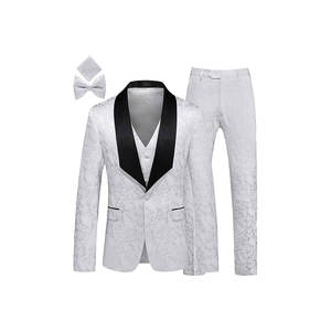 Trajes de Negocios de Color Sólido Seleccionados de Alta Calidad, Trajes de Chaqueta de Un Solo Pecho para Hombre, Trajes de Talla Grande para Hombre al por Mayor - Product Image 1