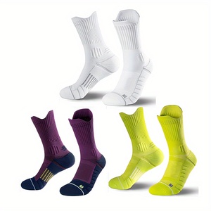 Chaussettes de sport personnalisées pour hommes et femmes, chaussettes de sport respirantes, logo imprimé, OEM ODM, prix de gros d'usine - Product Image 4