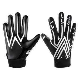 Gants de football américain de style moderne avec poignées respirantes imprimées de logo personnalisé Meilleurs gants à prix raisonnable Vente en gros - Product Image 4