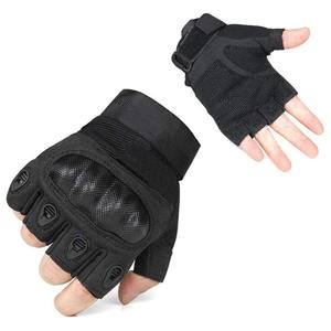 Gants tactiques de tir de chasse noirs résistants aux coupures vente en gros sur mesure - Product Image 1