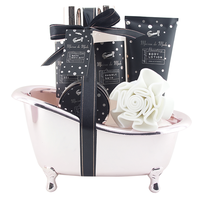 GLOSS ! Ensemble de bain de luxe, senteur lys et freesia, gel douche 260 ml, bain moussant 190 ml, lotion pour le corps 80 g, cadeau pour femme