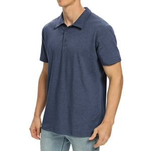 Vente en gros de polos personnalisés pour hommes à prix réduit Nouveaux polos de golf en coton et polyester personnalisés pour hommes - Product Image 1