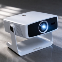 Projecteur Gimbal 4K VIVIBRIGHT G2000, Mini projecteur LED compact avec Android 14, objectif motorisé avec correction d'image 6D