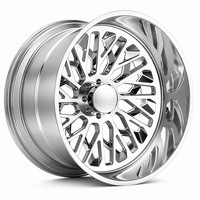 Llantas de Aluminio Forjado para Camioneta 5x165.1 5x130 5x120 5x108, Pulido con Borde Profundo, 20x11 22x12 24x14 26x16 8x170 8x180 8x6.5 6x5.5, Personalizadas