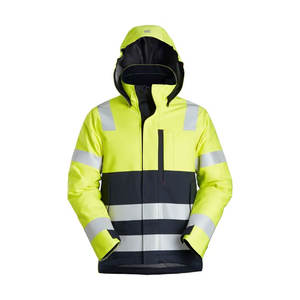 Chaqueta de Trabajo de Seguridad Multifuncional de Sarga para Hombre, Transpirable, en Colores Verde, Gris y Negro - Product Image 5