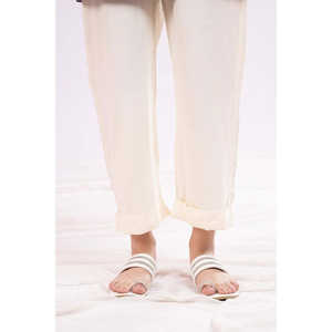 Pantalon cargo crayon jaune pour femme, taille élastique, respirant, décontracté, taille mi-haute, taille XL, teint uni avec effet froissé - Product Image 1