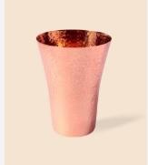 Juego de dos vidrios martillados de cobre tradicional de alta exigencia, agua potable, juego de exportador hecho a mano de dos vidrios martillados de cobre - Product Image 6