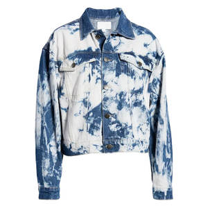 Veste en jean pour femme, couleur unie, décontractée, streetwear, nouvelle mode, confortable, 2026 - Product Image 1