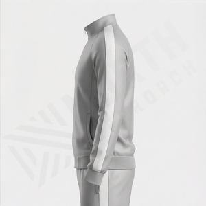 Conjunto Deportivo de Dos Piezas de Felpa de Algodón para Hombre, Ropa Deportiva Holgada, Logotipo Personalizado, Conjunto de Entrenamiento de Invierno - Product Image 3