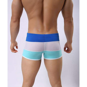 กางเกงขาสั้นชายหาดผู้ชาย ไซส์ใหญ่ ระบายอากาศดี บริการ OEM ODM ผ้าแคนวาสเนื้อแน่น แห้งเร็ว เอวสูง มีเชือกผูก - Product Image 2