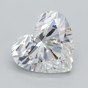 IGI Heart Cut Lab Diamond 4,06 CT Blanco Suelto Calibrado E color VS1 claridad Lab creado Diamantes para joyería Regalos para ella - Product Image 1