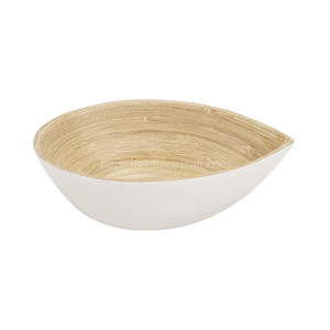 Juego de cuenco de bambú hecho a mano con utensilio plegable, cuenco ovalado en espiral/hilado, accesorios, utensilios de cocina al por mayor de Vietnam - Product Image 3