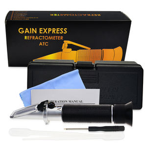 Réfractomètre à alcool ATC 0-80% pour whisky, brandy, vodka, gin, rhum, compensation automatique de la température, durable et précis - Product Image 3