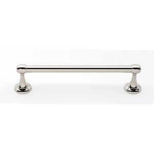 Artistic Silver <b>Towel</b> Holder Delivering Unique Design Durable Build And Chic Contemporary Bathroom Appeal - Product Image 1
