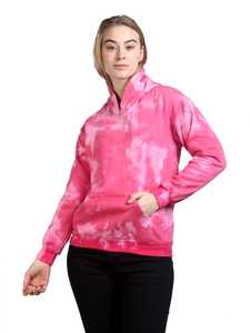 Increíble estampado antiguo Tie Dye Styling mujeres señoras Casual invierno usando sudaderas con capucha en patrón único pulóver ropa - Product Image 2