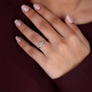 Anillo de Bodas de aniversario de compromiso de diamante cultivado en laboratorio de alta calidad, regalo para tu esposa, anillos de diamantes al por mayor - Product Image 4