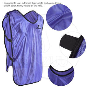 Babero de entrenamiento de poliéster de alta calidad Recién llegado Color sólido y transpirable para adultos Impresión de logotipo personalizado MOQ bajo - Product Image 2