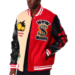 Vestes de survêtement personnalisées en laine peignée avec lettres brodées pour hommes, automne-hiver, manches longues, manteaux en polyester, options grandes tailles, séchage rapide - Product Image 5