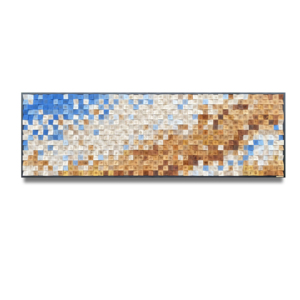 Làm bằng tay 3D khối gỗ rắn khuếch tán âm thanh tùy chỉnh màu xanh lá cây tường trang trí nghệ thuật trang trí tường treo cho NGHỆ THUẬT SINH Nhật Nhà - Product Image 2