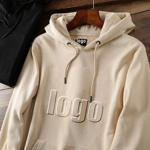 2025 invierno personalizado polar Sudadera con capucha diseñador bordado liso hombres pulóver 100% algodón logotipo personalizado 3D para Unisex - Product Image 4