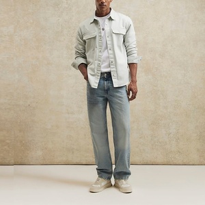 Jeans pour hommes sur mesure, coupe ample et droite, délavés, 100% coton, denim épais, fabriqués au Bangladesh - Product Image 6