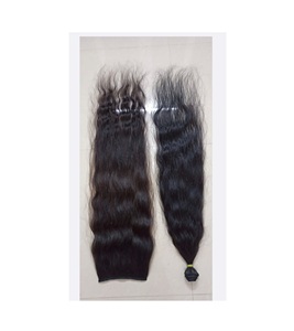 100% NATURAL INDIAN HUMAN HAIR EXTENSIONS RAW HAIR BUNDLES 100% <b>TOP</b> QUALITY RAW INDIAN TEMPLE HAIR BUNDLES - Product Image 3