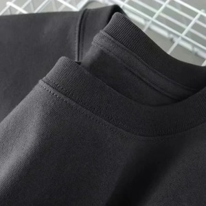 เสื้อยืดสำหรับผู้ชายขนาดไฮเอนด์ขนาดมาตรฐานสหภาพยุโรปเสื้อยืด100% ผ้าฝ้ายแท้ซักได้ออกแบบด้านหน้าด้านหลังได้ตามต้องการสำหรับนักเรียนโลโก้ - Product Image 4