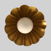 Plafonnier Spoutnik Mid Century en laiton fabriqué à la main avec globes en verre éclairage moderne rétro élégant pour la maison