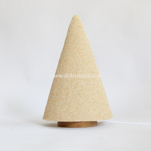 โคมไฟตั้งโต๊ะเรซินที่ทันสมัยสำหรับห้องนอนและห้องนั่งเล่นไฟกลางคืนตกแต่งสไตล์กรวยด้วยการออกแบบที่หรูหรา - Product Image 2