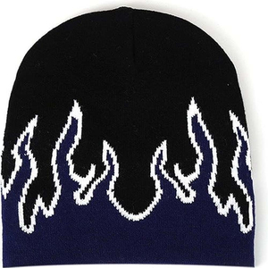 Gorro de Invierno Unisex Negro, 100% Acrílico, Cálido, para Deportes al Aire Libre y Esquí, con Logotipo Personalizable - Product Image 4