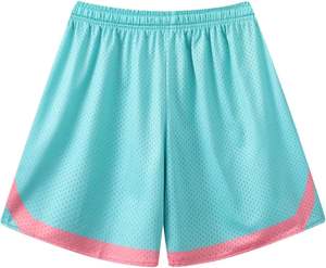 Pantalones cortos para correr de verano para hombre, pantalones cortos deportivos informales para correr, patrón de ondas, Color sólido, cordón suelto, seco, pantalones cortos deportivos para gimnasio - Product Image 2