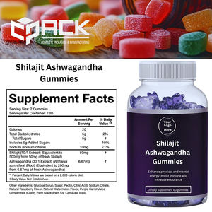 Gomitas de Suplemento Dietético para Adultos de Alta Calidad con Shilajit y Ashwagandha, 60 Unidades, Producto Original - Product Image 4