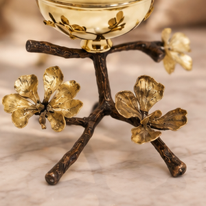 Cachimba de Mesa con Acabado de Laca y Latón Egipcio Hecha a Mano con Diseño de Mariposa |   Shisha Árabe Decorativa de Lujo - Product Image 4