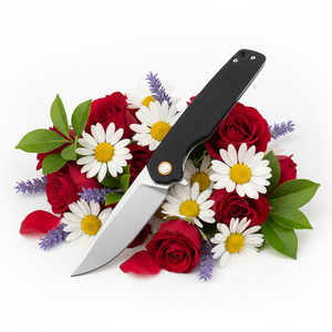 Navaja Plegable GT961, Hoja de Acero de Damasco, Mango de Micarta, para Campismo, Caza, Supervivencia, EDC, Color Personalizado, OEM - Product Image 5