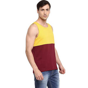 เสื้อกล้ามไร้ตะเข็บสำหรับเล่นกีฬาทำจากไม้ไผ่แห้งเร็วสำหรับผู้ชายใส่เล่นกล้ามเนื้อโลโก้ได้ตามต้องการ - Product Image 5