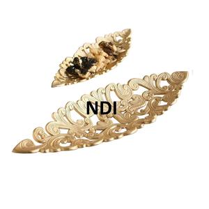 ถาดเสิร์ฟอาหารขัดเงาสีทองสไตล์คลาสสิกอุปกรณ์บริการจัดเลี้ยงอาหารงานปาร์ตี้งานแต่งงานสุดหรู - Product Image 1