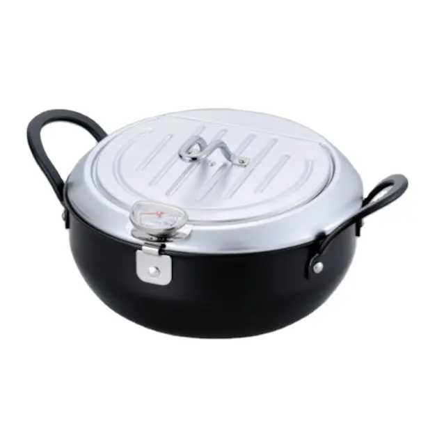 TM-9467 IH-olla de hierro para freír, utensilios de cocina japoneses de 20cm, utensilios de cocina para el hogar