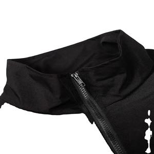 Wholesale Custom Solid Color Reflective Sports Coat Unisex Loose <b>Windbreaker</b> Outfits Outdoor Men <b>Windbreaker</b> Jacket Without Hood - Product Image 6