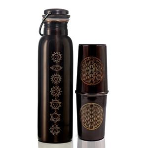 Top Selling High Quality Copper Water Bottle Drinkware Multicolour Floral Sticker Printing Bottle Drinkware Bottle Utility Items - Product Image 6