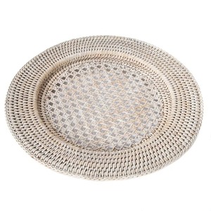 Handicrafts Natural Wedding Rattan Placemat Table Mats Charger Plates <b>Woven</b> Round Seagrass Placemats Vintage for Table Decor - Product Image 2